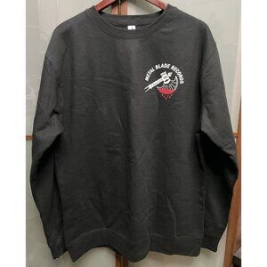 Metal Blade Records Axe Logo Mens XL Crewneck Sweatshirt American Label Company